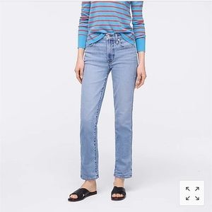 NWOT J. Crew Vintage Straight Jeans w. Ankle Split